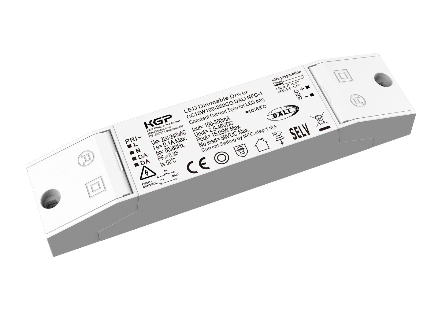 Super Slim NFC DALI - CC15W100-350CG DALI NFC-1