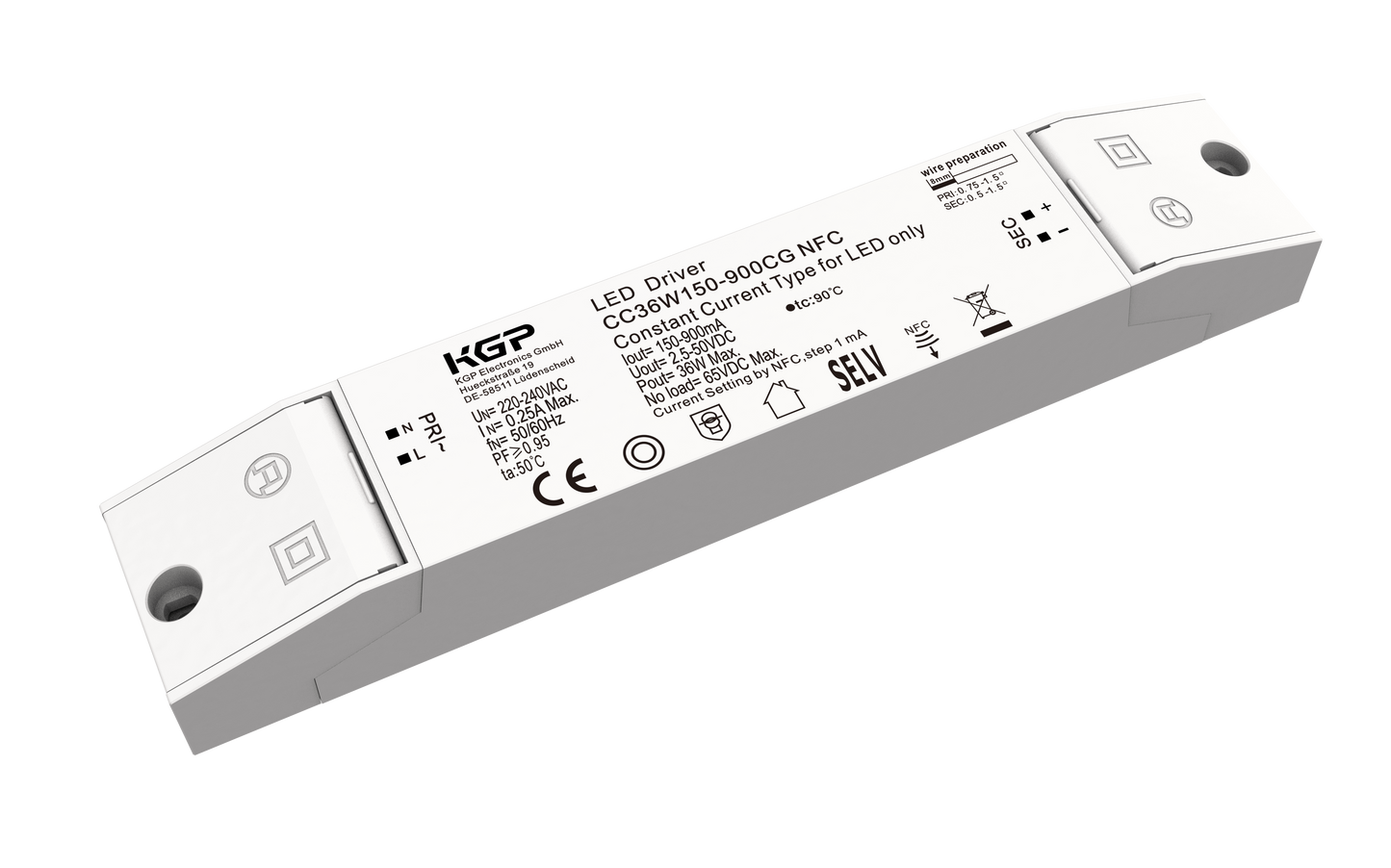 Compact ON OFF NFC - CC36W150-900CG NFC