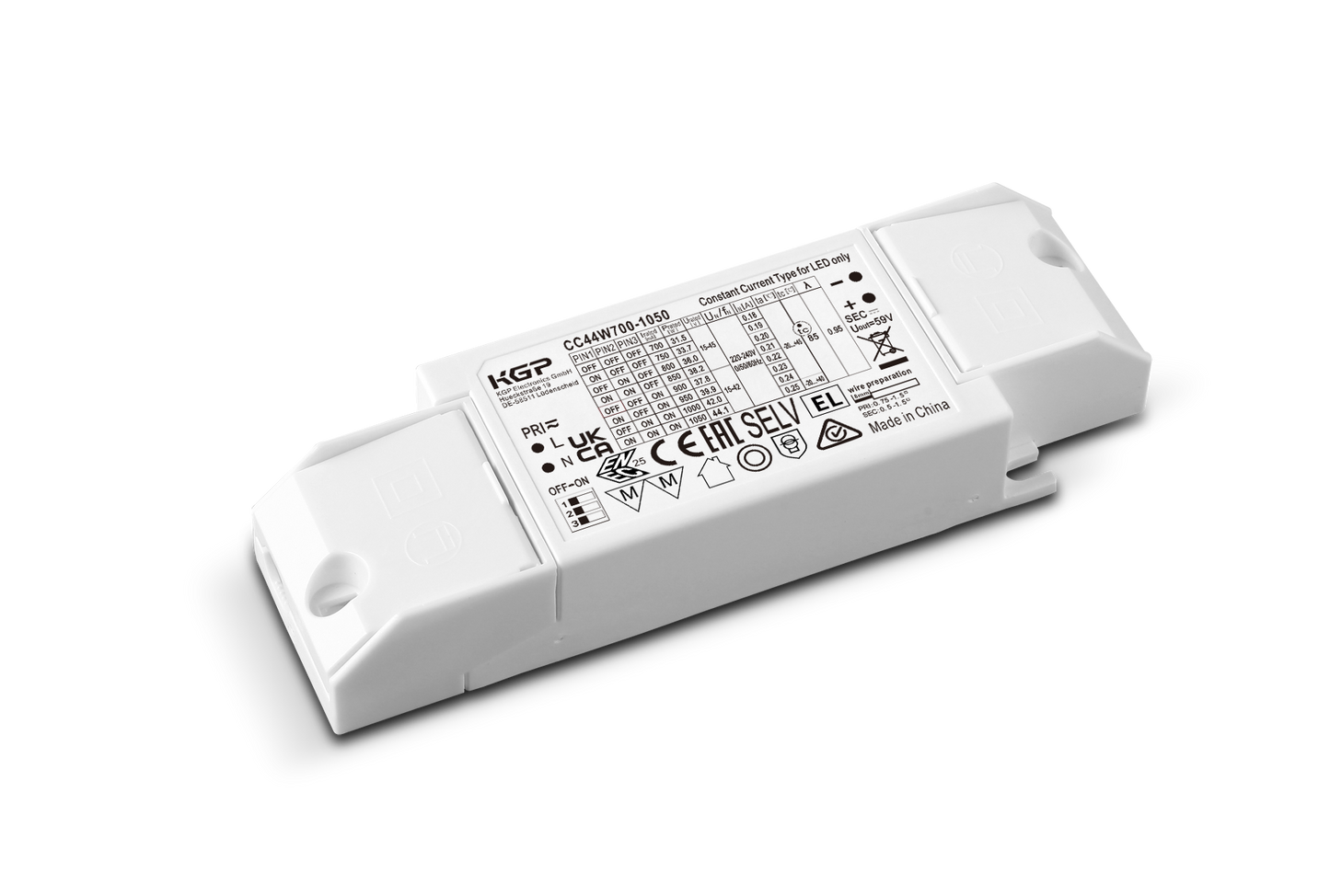 Compact ON OFF DIP - CC21W150-500 / CC30W350-700 / CC44W700-1050