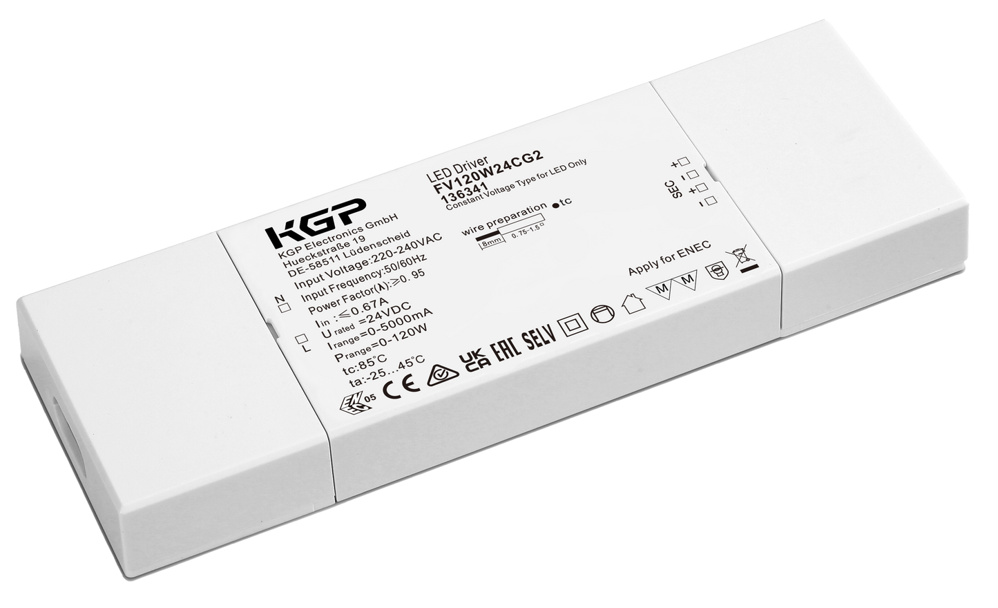 FV ON OFF series - FV120W24CG2 / FV120W48CG