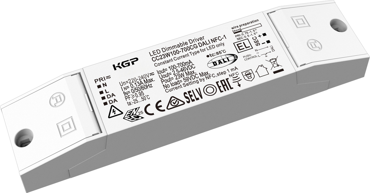 KGP CC23W100-700CG DALI NFC-1 LED driver