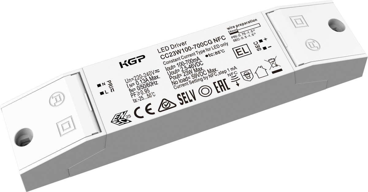 KGP CC23W100-700CG NFC LED driver