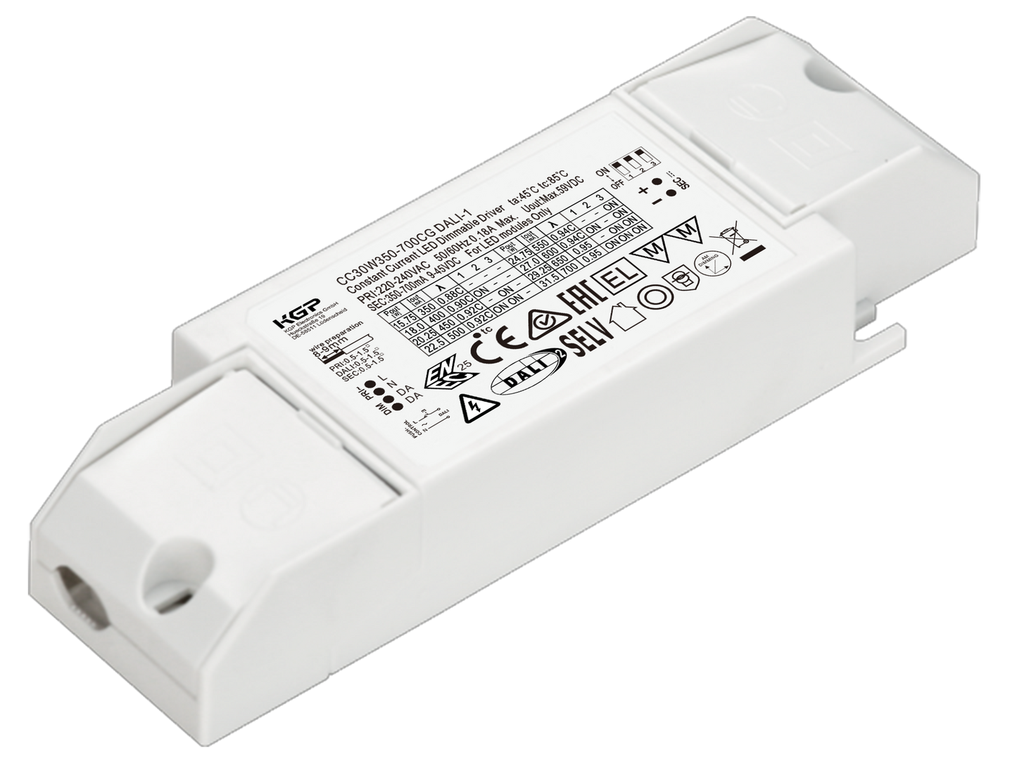 Compact DIP DALI - CC30W350-700CG DALI-1