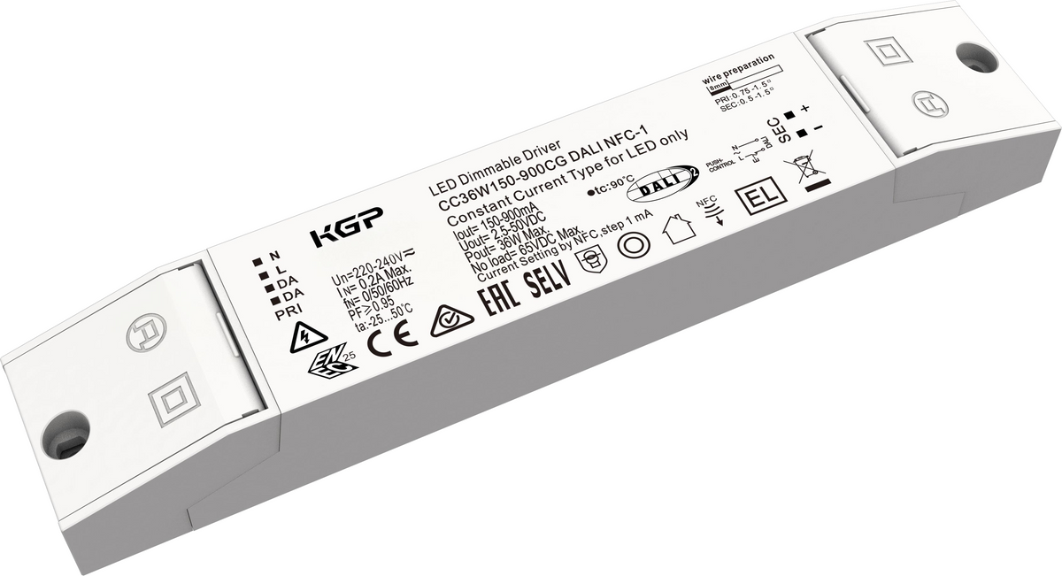 KGP S36W150-900CG DALI NFC-1 LED driver