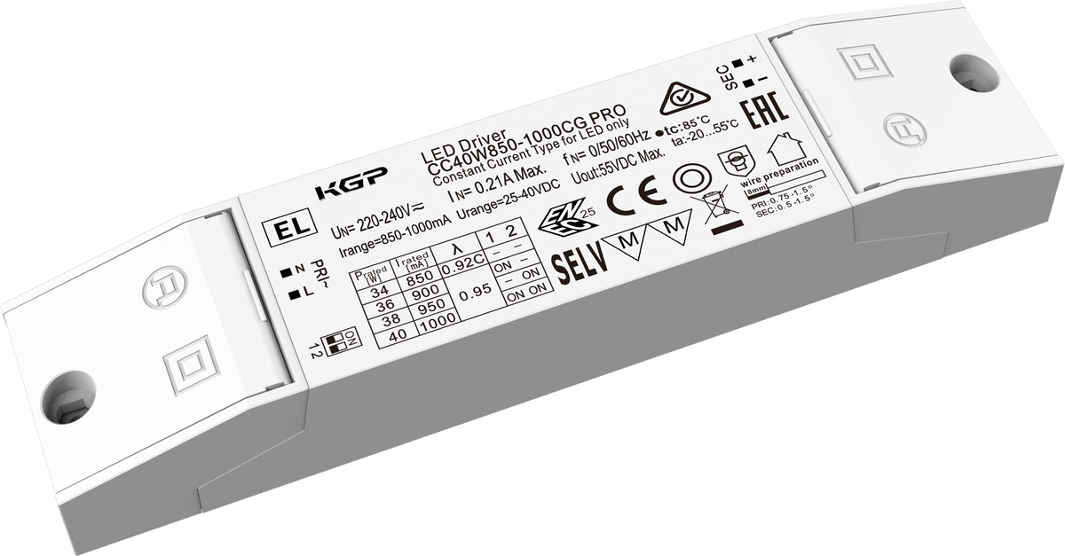 KGP CC40W850-1000CG PRO LED driver