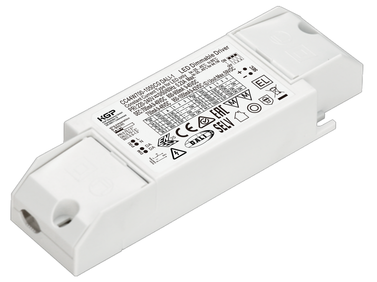 Compact DIP DALI - CC44W700-1050CG DALI-1
