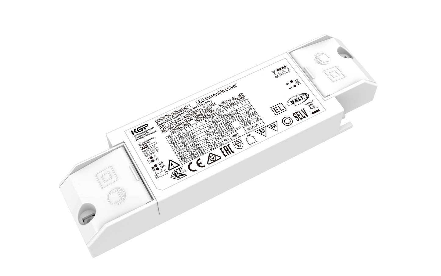 Compact DIP DALI - CC60W700-1400CG DALI-1